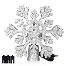 Christmas Tree Topper Sliver Snowflake pattern