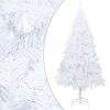 Artificial Christmas Tree with Thick Branches White 70.9" PVC