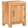 Bedside Cabinet 15.7"x11.8"x19.7" Solid Acacia Wood