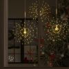 Outdoor Christmas Firework Light Warm White 7.9" 140 LEDs