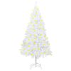 Artificial Christmas Tree with LEDs&Thick Branches White 70.9"