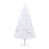 Artificial Christmas Tree with LEDs&Thick Branches White 94.5"