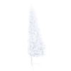 Artificial Half Christmas Tree with LED&Stand White 59" PVC