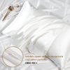 Silk Pillowcase for Hair and Skin, Lacette 25 Momme 100 Percentage 6A Soft Silk Pillow Case with Hidden Zipper, 600 Thread Count, A Side Silk, B Side