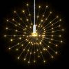 Outdoor Christmas Firework Light Warm White 7.9" 140 LEDs