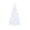 Artificial Half Christmas Tree with Stand White 70.8" PVC