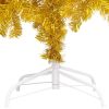 Artificial Christmas Tree with Stand Gold 59.8" PET