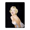 Plush Throw Blanket - Marilyn Monroe White Dress - QUEEN BED 79"x 95" - Special Edition Faux Fur Blanket For Beds, Sofa, Couch, Picnic, Camping