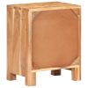 Bedside Cabinet 15.7"x11.8"x19.7" Solid Acacia Wood