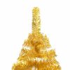 Artificial Christmas Tree with Stand Gold 59.8" PET