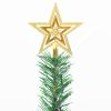 Artificial Christmas Tree with Baubles and LEDs Green 25.2"