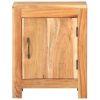 Bedside Cabinet 15.7"x11.8"x19.7" Solid Acacia Wood