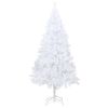 Artificial Christmas Tree with LEDs&Thick Branches White 94.5"