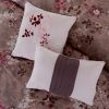 DunaWest Andria 10 Piece Queen Size Comforter and Coverlet Set , Brown and Pink