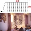 300-LED Warm White Light Romantic Christmas Wedding Outdoor Decoration Curtain String Light