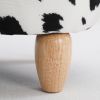 Animal storage stool for kids, ottoman bedroom furniture, cow style kids footstool, cartoon chair with solid wood legs, decorative footstool for offic