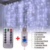 3M x 3M 300-LED White Light Romantic Christmas Wedding Outdoor Decoration Curtain String Light US Standard Warm White ZA000929