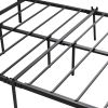 Victorian Vintage Style Full Size Bed Frame Metal Platform Mattress Foundation with Headboard Footboard XH