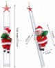 New Year Christmas Music Santa Claus Electric Climbing Xmas Tree Decor Ornament