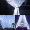 3M x 3M 300-LED White Light Romantic Christmas Wedding Outdoor Decoration Curtain String Light US Standard Warm White ZA000929