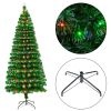 7.5FT Fiber Optic Christmas Tree with 260 LED Lamps & 260 Branches