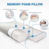 (Bans Sale on Amazon)Power of Nature Contour Memory Foam Pillow Slow Rebound Navy Blue