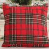 1Pcs Christmas Pillowcase Elk Tree Printing Decoration Square Pillow Cover Household Supplies for Sofa