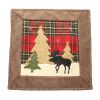 1Pcs Christmas Pillowcase Elk Tree Printing Decoration Square Pillow Cover Household Supplies for Sofa