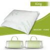 Premium Firm Hypoallergenic Bamboo Fiber Memory Foam Pillow King Size