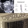 3M x 3M 300-LED White Light Romantic Christmas Wedding Outdoor Decoration Curtain String Lights (110V) RT