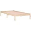 Bed Frame 39.4"x74.8" Solid Wood Pine Twin