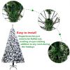 7ft Pvc Flocking Christmas Tree 1300 Branches Automatic Tree--YS