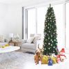 Artificial Pointed PVC Pen Holder Pencil Christmas Tree 7.5-foot Holiday Indoor