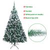 7FT Spray White PVC Christmas Tree 870 Branches YJ