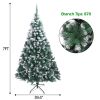 7FT Spray White PVC Christmas Tree 870 Branches YJ