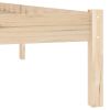 Bed Frame 39.4"x74.8" Solid Wood Pine Twin