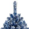 6FT Pre-Lit Hinged Artificial Fir Chritmas Tree, Snow Flocked Artificial Holiday Christmas Tree w/750 Branch Tips