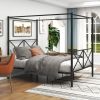 Metal Canopy Bed Frame Platform Bed Frame Queen