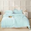 4 Season Seersucker Comforter Set Soft Breathable Ruffle Bedding Set 2/3 Pieces