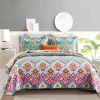 Cotton Quilt Set 3PCS Reversible Bedspread Lightweight Coverlet Set for Queen/Full Size Bed All Season Use