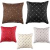 Home Sofa Bed Decor Multicolored Plaids Throw Pillow Case Square Cushion Cover