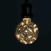 LED Globe Fairy Light Bulb,G80 E26 Warm White Edison Screw Night Lights, Flash Starry Decorative Copper Wire String Lights for Bedroom Living Room Fes