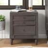 Modern Storage Nightstand with 3 Drawers