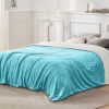 Fleece Throw Blanket Warm Soft Flannel Bed Cover Cuddly Cozy Sofa Travel Car Blanket Throw