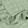 4 Season Seersucker Comforter Set Soft Breathable Ruffle Bedding Set 2/3 Pieces