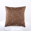 Home Sofa Bed Decor Multicolored Plaids Throw Pillow Case Square Cushion Cover