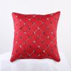 Home Sofa Bed Decor Multicolored Plaids Throw Pillow Case Square Cushion Cover