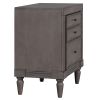 Modern Storage Nightstand with 3 Drawers