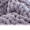 Chinille Knitting Blanket Bed Throw Yarn Baby Bulky Soft Throw