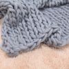 Chunky Knit Blanket Handmade Knitting Warm Knitting Throw Blanket